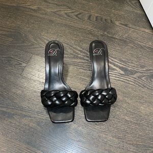 Black Summer Heel Size 6